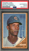 Andre Rodgers PSA DNA Signed 1962 Topps Autograph