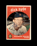 Dick Hyde Signed 1959 Topps Washington Senators Autograph