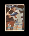 Randy Jackson Signed Original 1957 Topps Brooklyn Dodgers Autograph