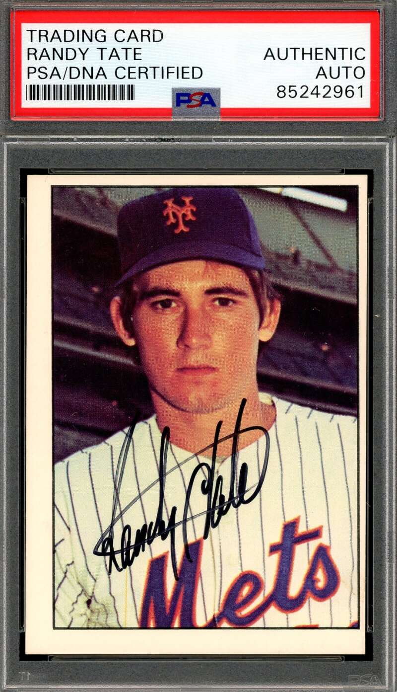 Randy Tate PSA DNA Signed 1975 SSPC Autograph