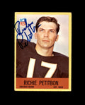 Richie Petitbon Signed 1967 Philadelphia Gum Chicago Bears Autograph