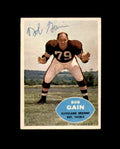 Bob Gain Signed Original 1960 Topps Cleveland Browns Autographed
