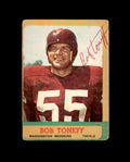 Bob Toneff Signed Original 1963 Topps Washington Autograph