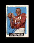 Cotton Davidson Signed 1964 Topps Oakland Raiders Autograph