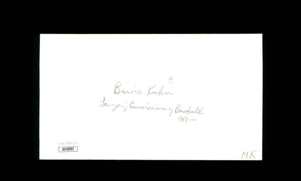 Bowie Kuhn JSA Signed FDC 1982 First Day Cover Cache Jackie Robinson Autograph