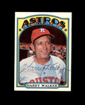Harry Walker Signed 1972 Topps Houston Astros Autograph