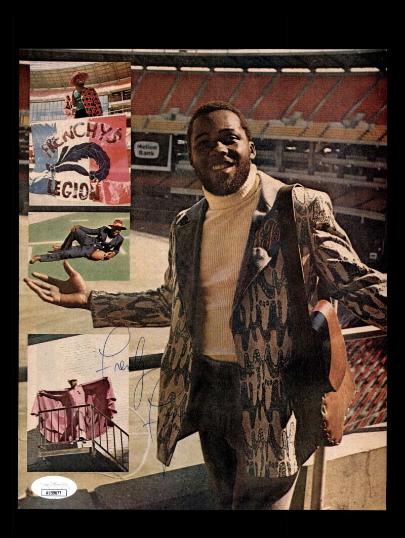 Frenchy Fuqua JSA Autographed 8x10 Signed Vintage Photo Steelers