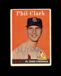 Phil Clark Signed 1958 Topps St. Louis Cardinals Autograph