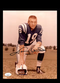 Johnny Unitas JSA Coa Vintage Colts Signed 8x10 Photo