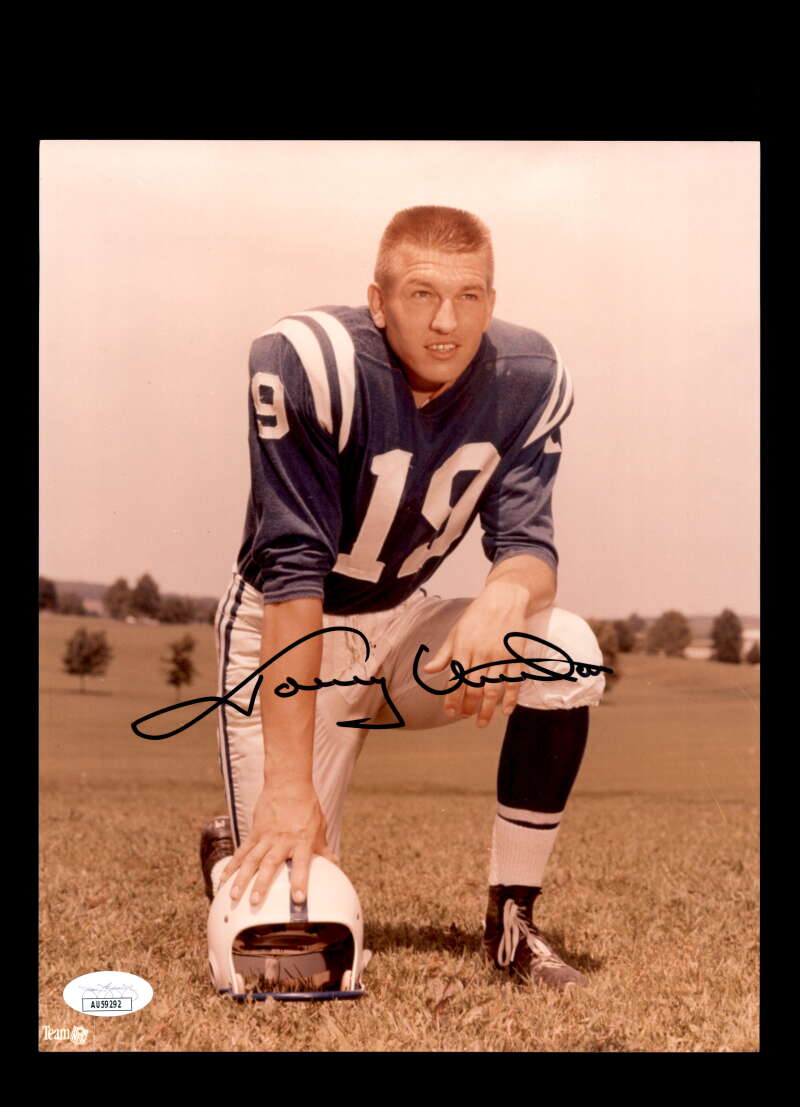 Johnny Unitas JSA Coa Vintage Colts Signed 8x10 Photo