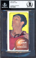 Jerry Sloan Beckett BAS Signed 1970-71 Topps Rookie Autograph