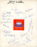 1971 Astros 8x10 Team Sheet Signed By 21 Joe Morgan Forsch Geronimo Wilson Wynn