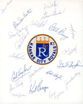 1973 Royals 8x10 Team Sheet Signed By 20 Bevacqua Schaal Drago Rojas