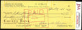 Harry Hooper JSA Coa Signed 1966 Personal Check Autograph