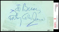 Rocky Graziano JSA Coa Signed 3x5 Index Card Autograph