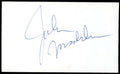 John Madden Beckett BAS Autograph 3x5 Index Card Signed