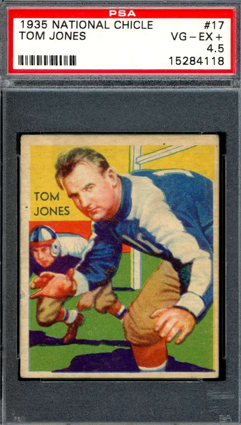 Tom Jones PSA VG-EX+ 4.5 1935 National Chicle