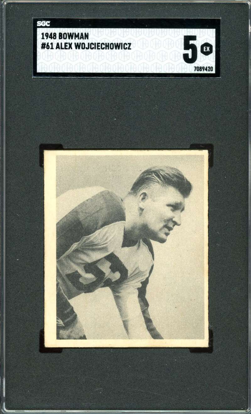 Alex Wojciechowicz SGC EX 5 1948 Bowman