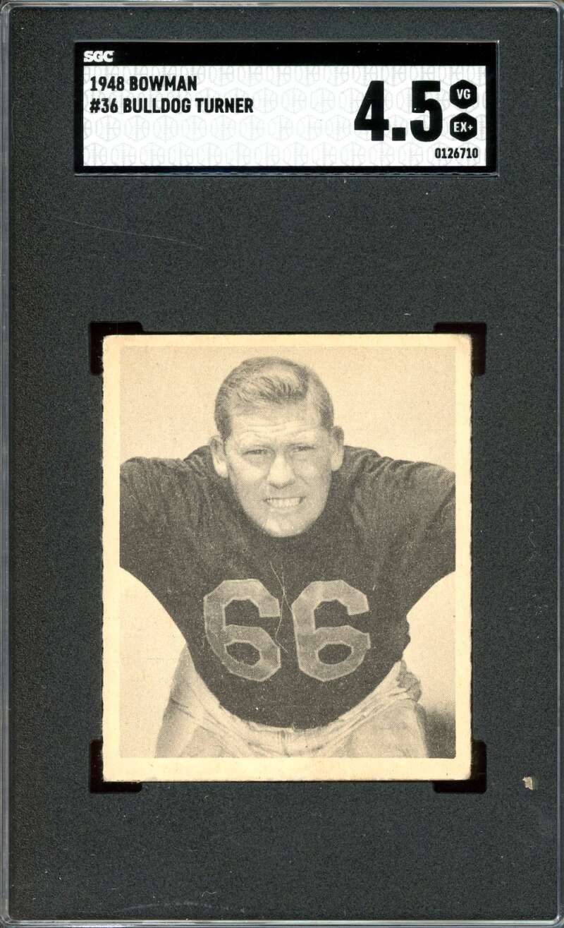 Clyde Bulldog Turner SGC VG-EX+ 4.5 1948 Bowman