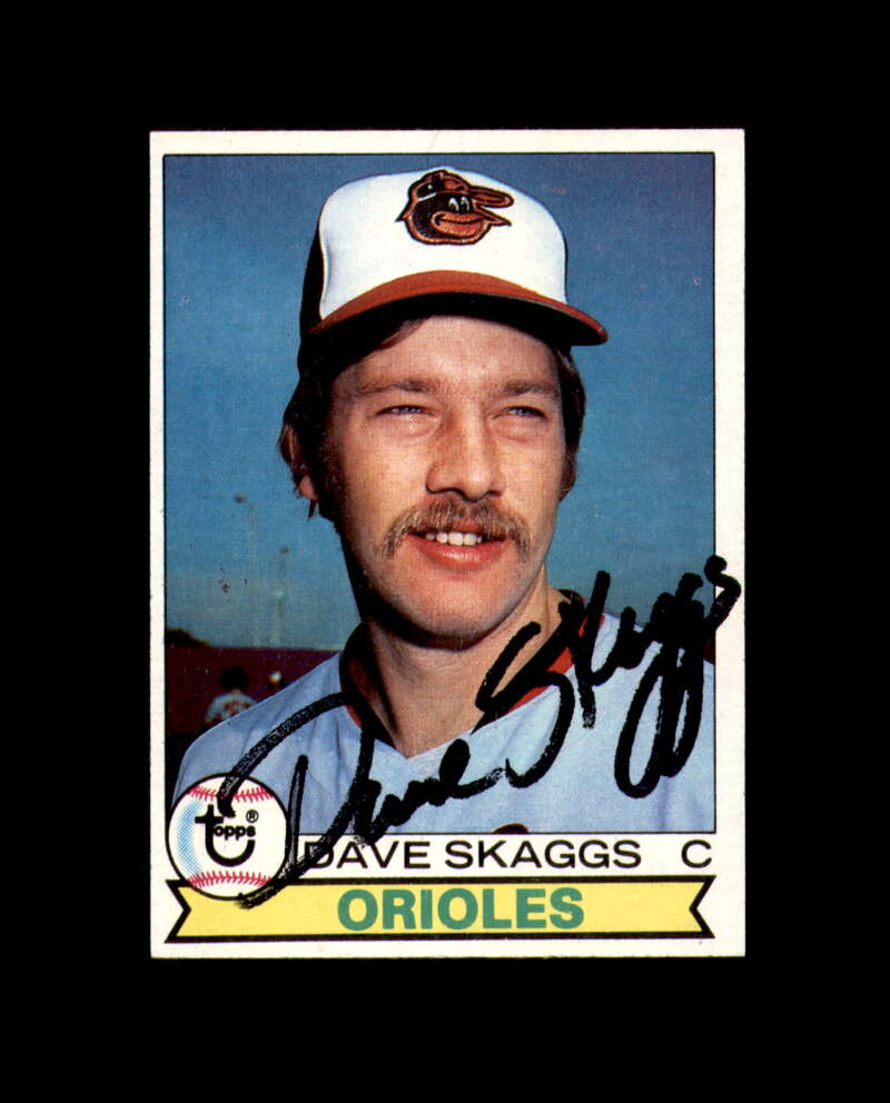 Dave Skaggs Signed 1979 Topps Baltimore Orioles Autograph