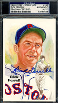 Rick Ferrell PSA DNA Coa Signed Perez Steele Postcard Autograph