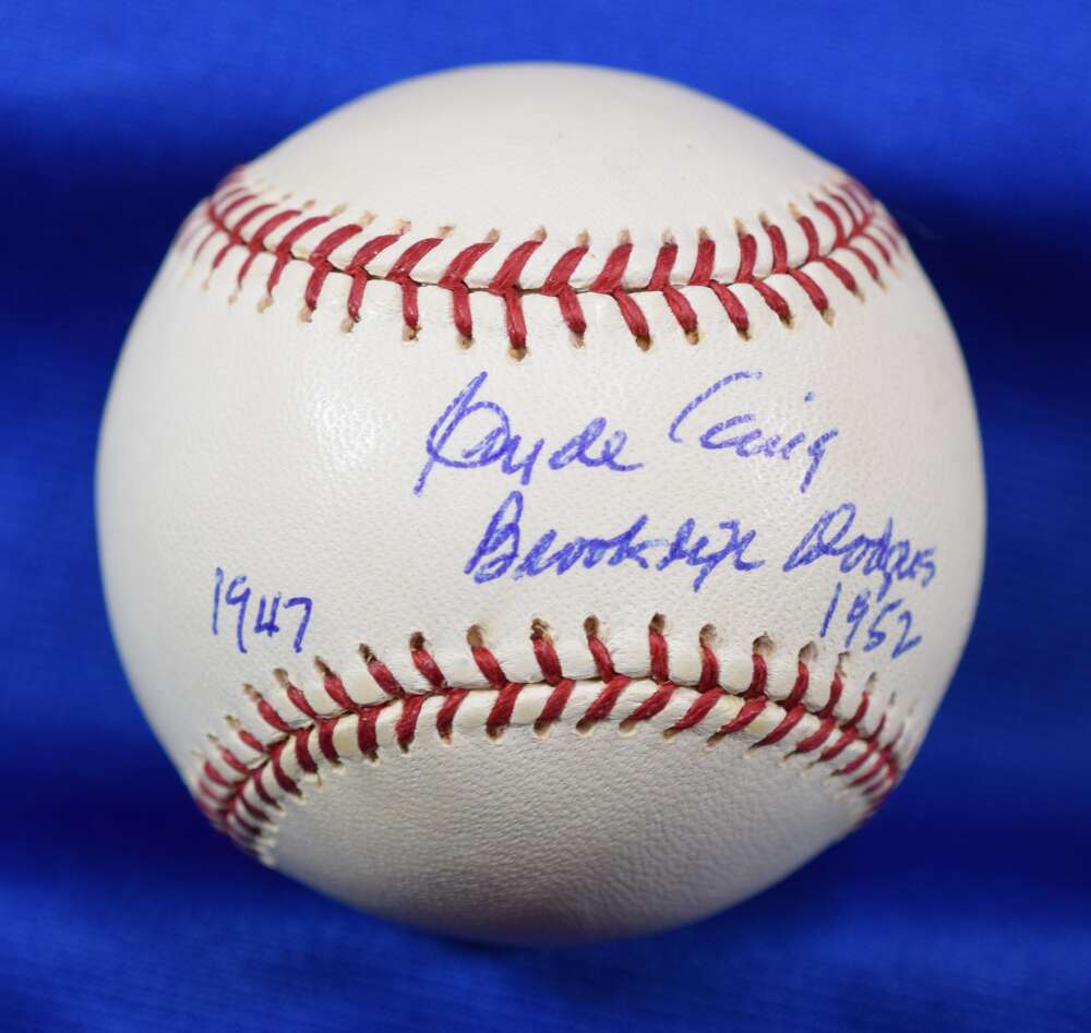 Clyde King PSA DNA Autograph Major League Signed Baseball