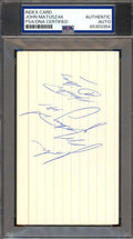 John Matuszak PSA DNA Signed Vintage 1974 Rookie 3x5 Index Card Autograph
