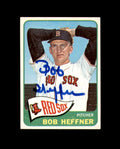 Bob Heffner Signed Authentic 1965 Topps Boston Red Sox Autograph