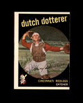 Dutch Dotterer Signed 1959 Topps Cincinnati Reds Autograph