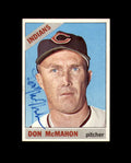 Don McMahon Signed Original 1966 Topps Cleveland Autograph