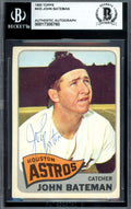 John Bateman Beckett BAS Signed 1965 Topps Autograph