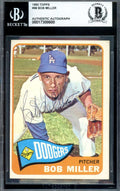 Bob Miller Beckett BAS Signed 1965 Topps Autograph