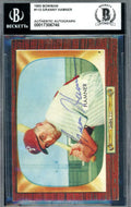 Granny Hamner Beckett BAS Signed 1955 Bowman Autograph