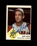 Gene Freese Signed 1963 Fleer Cincinnati Reds Autograph