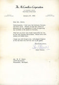 Gene Tunney PSA DNA Signed 1959 Typed Letter Autograph