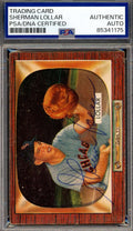 Sherm Lollar PSA DNA Signed 1955 Bowman Autograph