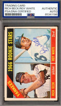 Rich Beck Roy White PSA DNA Signed 1966 Topps Rookie Autograph