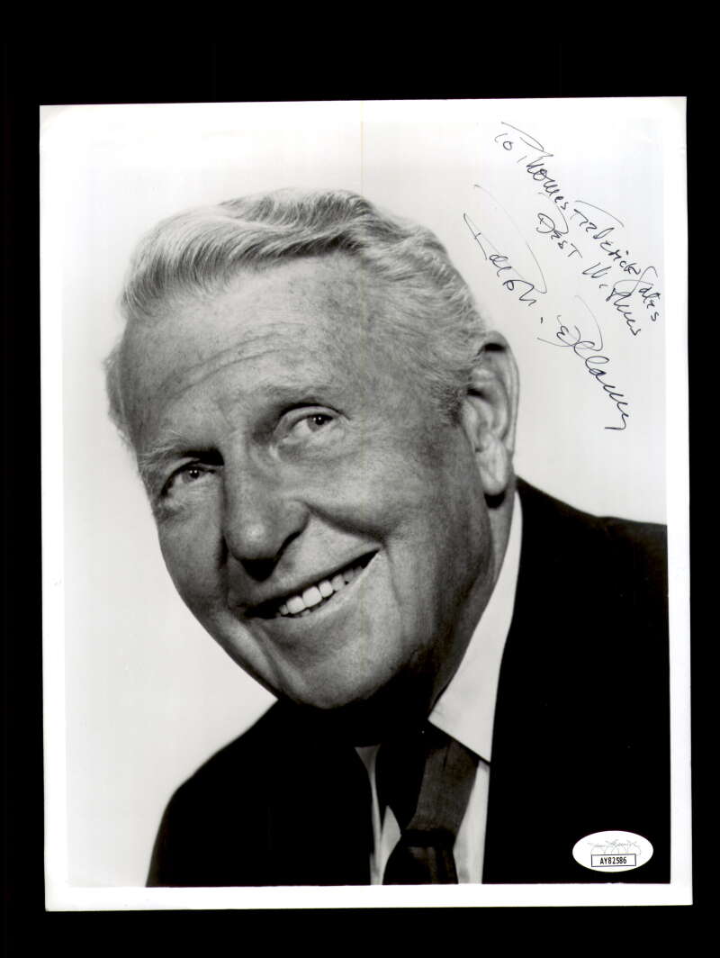 Ralph Bellamy JSA Coa Signed 8x10 Photograph Autograph