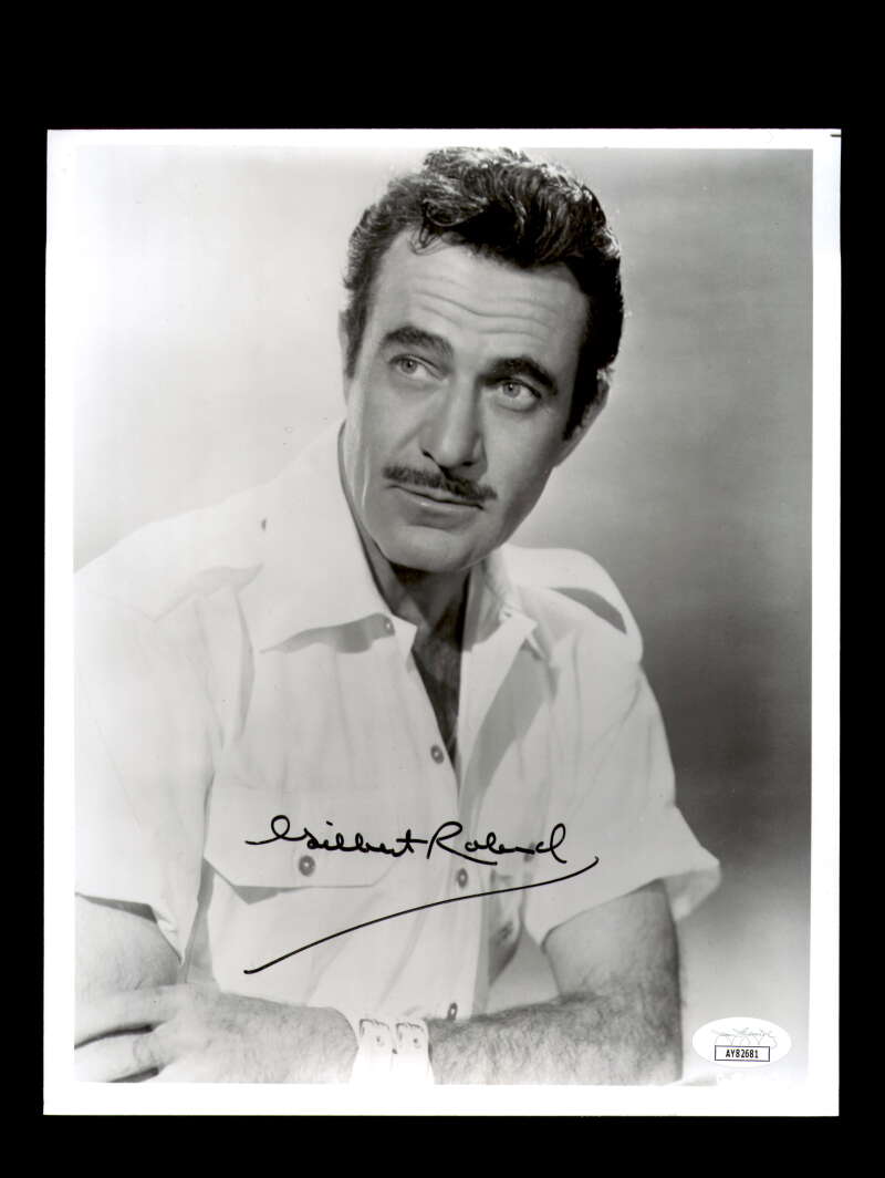 Gilbert Roland JSA Coa Signed 8x10 Photograph Autograph