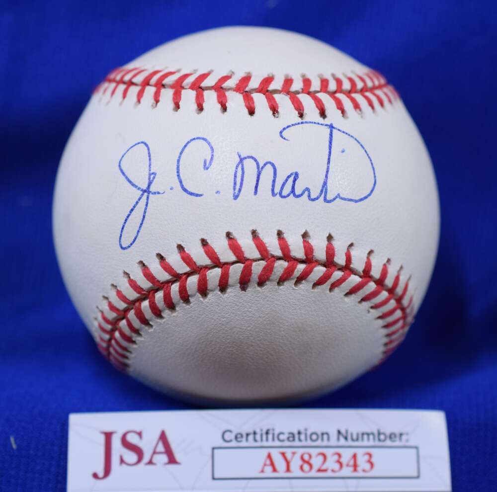J.C. Martin JSA COA Autograph National League Signed Baseball