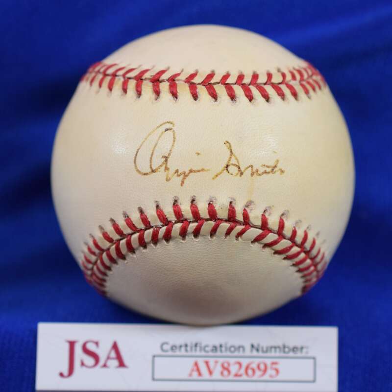 Ozzie Smith JSA COA Autographed National League Signed Baseball