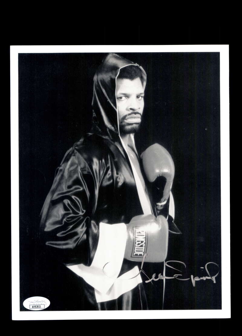 Leon Spinks JSA Cert Signed 8x10 Photo Boxing Autograph
