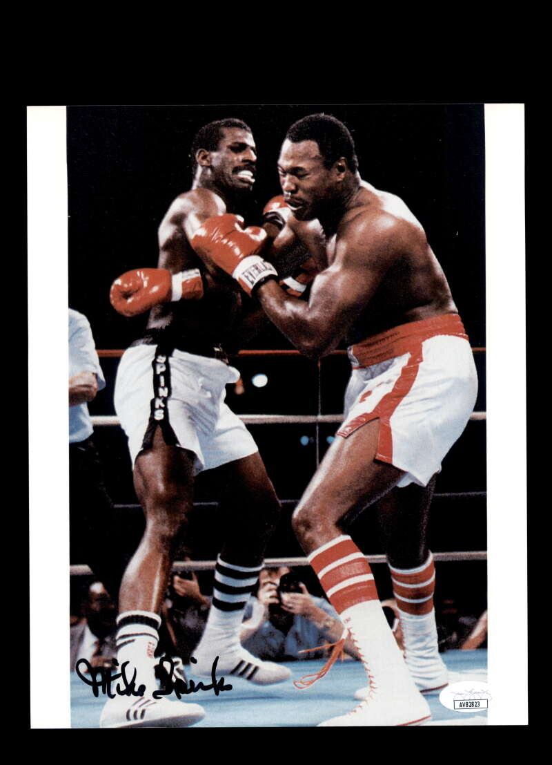 Michael Spinks JSA Cert Signed 8x10 Photo Boxing Autograph