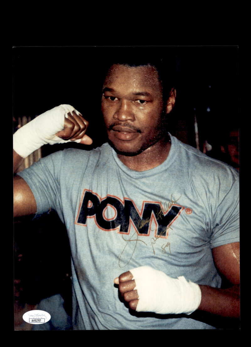 Larry Holmes JSA Cert Signed 8x10 Photo Boxing Autograph
