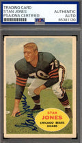 Stan Jones PSA DNA Signed Bears 1960 Topps Autograph