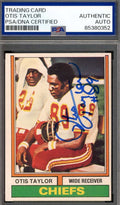 Otis Taylor PSA DNA Signed 1974 Topps Autograph