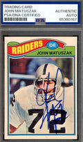 John Matuszak PSA DNA Signed 1977 Topps Autograph Raiders
