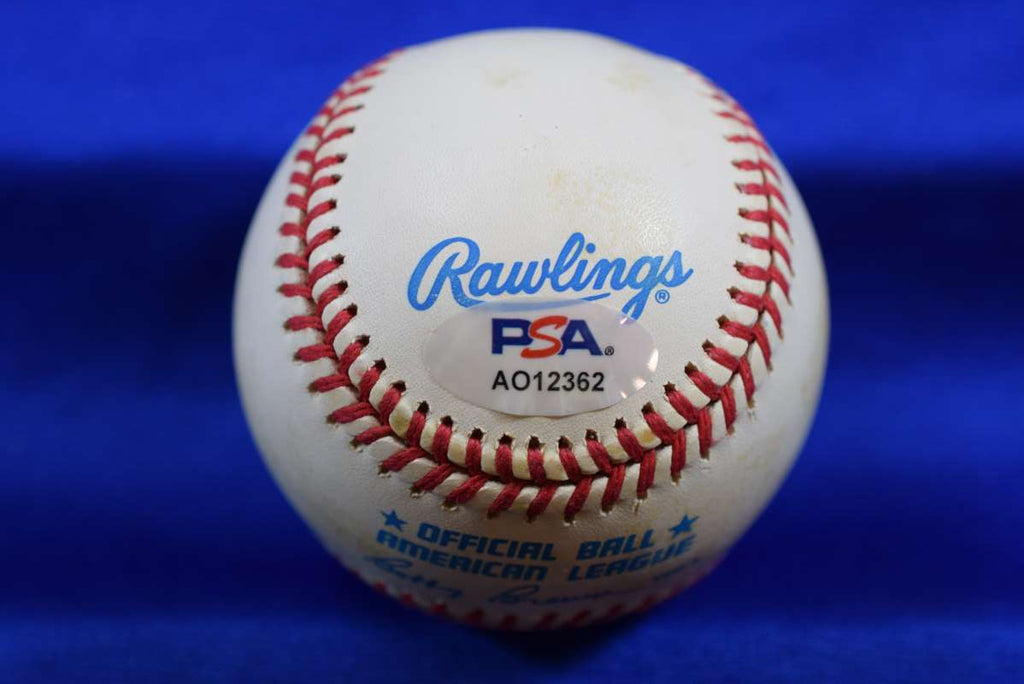Nolan Ryan PSA DNA Signed American League Autograph Baseball