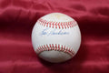 Lou Boudreau Autograph American League OAL Signed Baseball