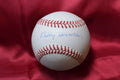 Billy Herman Signed National League ONL Autographed Baseball